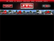 Tablet Screenshot of jordantrucksales.com